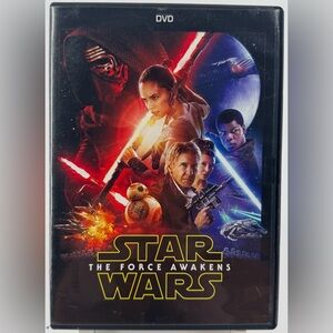 Star Wars: The Force Awakens on DVD.